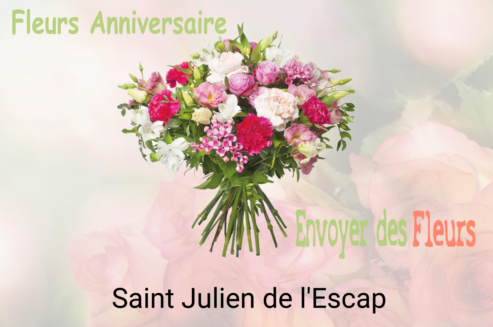 Bouquet de fleurs d’anniversaire livré à Saint-Julien-de-l'Escap